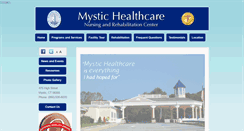 Desktop Screenshot of mystichealthcare.net